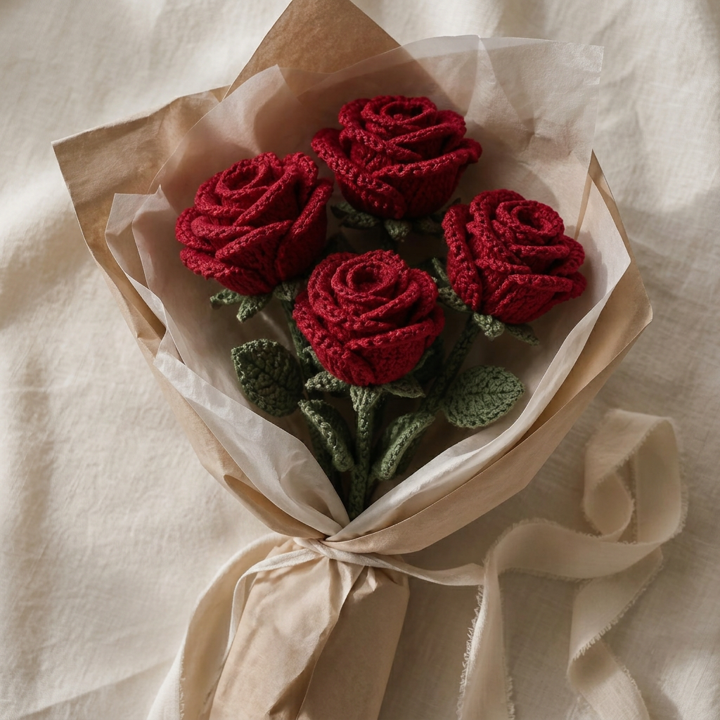 KAIRA — The Everbloom — handmade crochet adornment by MadebyKaira