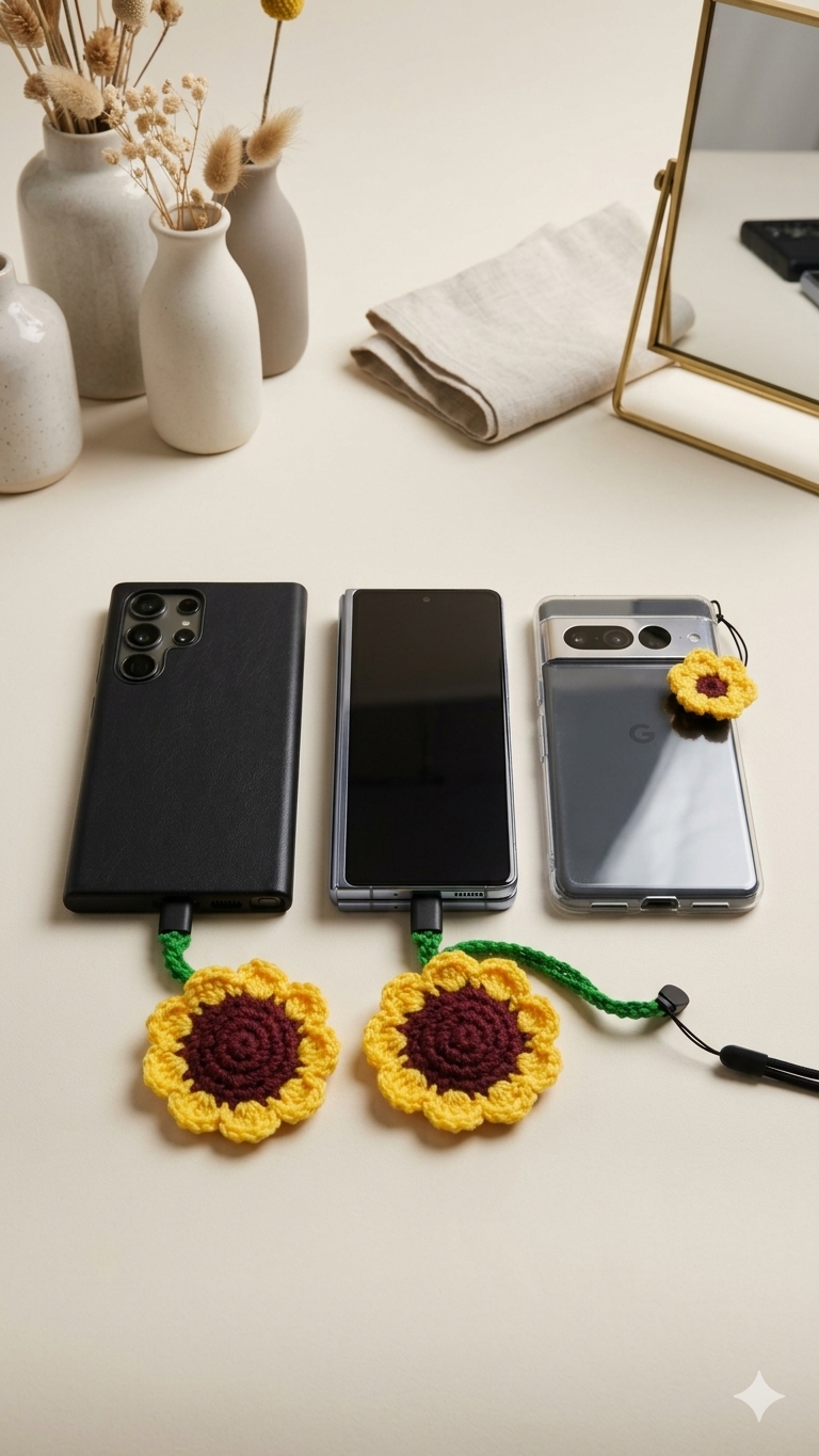 KAIRA — The Sunbloom — handmade crochet adornment by MadebyKaira